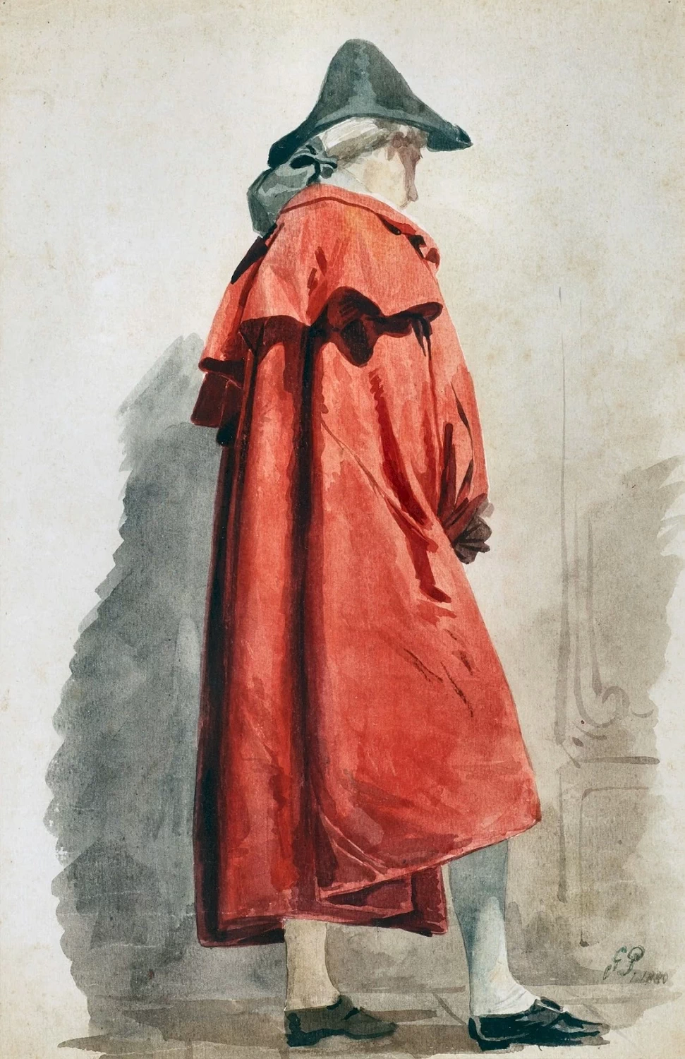 Studio di figura in costume antico 1